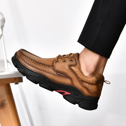 Men's High-End Handmade Genuine Leather Comfortable & Stylish Office Casual Shoes | 3722