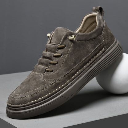 Baskets d'extérieur en cuir véritable Oxford Chaussures décontractées en cuir faites à la main | Z2039 