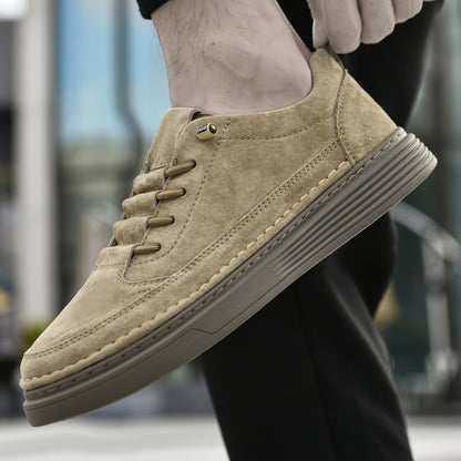 Baskets d'extérieur en cuir véritable Oxford Chaussures décontractées en cuir faites à la main | Z2039 