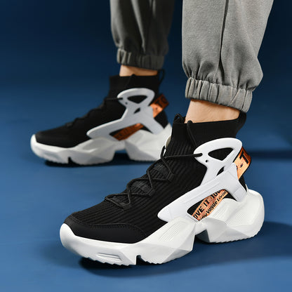 Trendige Strick-Laufschuhe für Herren – Ultraleichte, atmungsaktive und stoßdämpfende Sportschuhe | 803-1