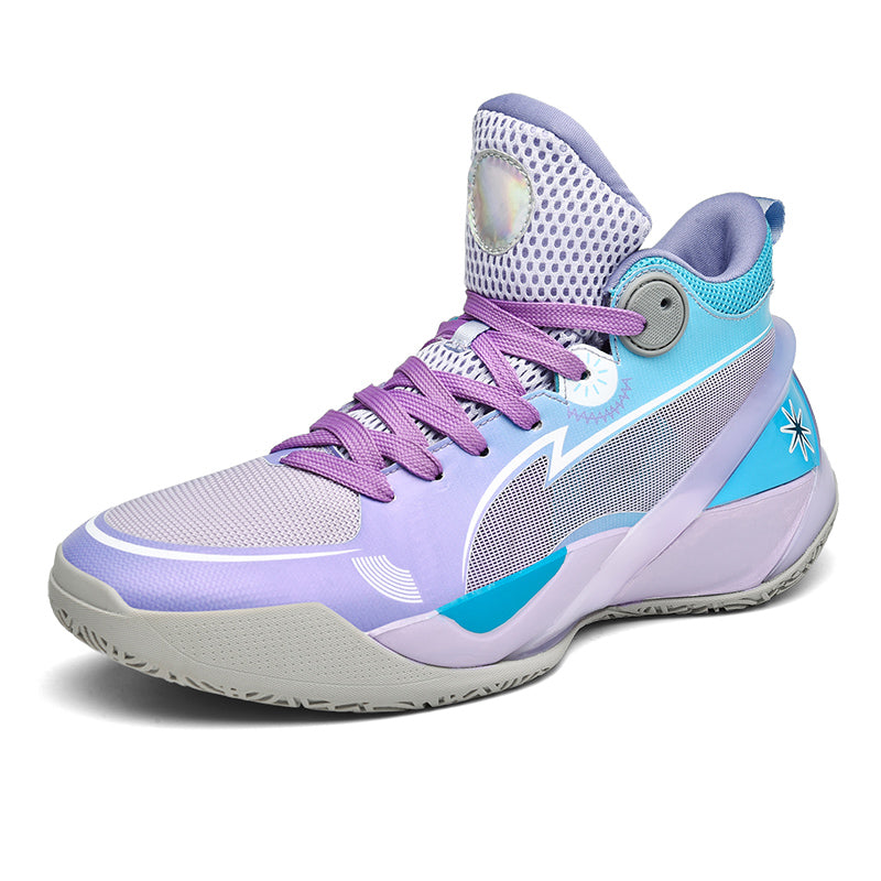 Herren High-Top-Basketballschuhe, leuchtende Sport-Sneaker mit verbessertem Grip für Leistung | 8010
