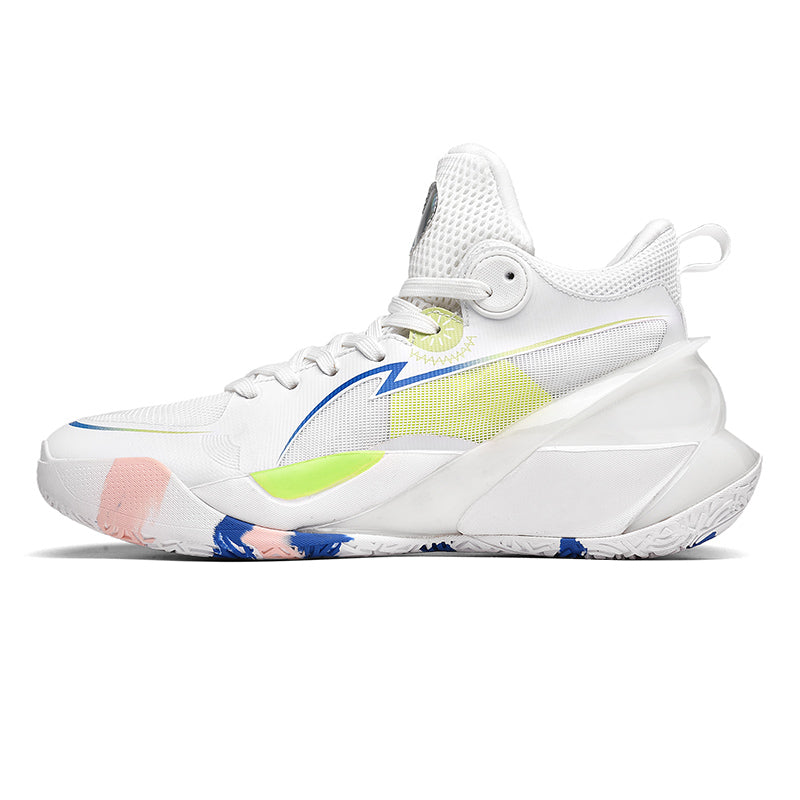 Herren High-Top-Basketballschuhe, leuchtende Sport-Sneaker mit verbessertem Grip für Leistung | 8010
