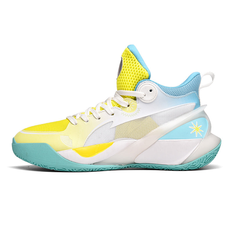 Herren High-Top-Basketballschuhe, leuchtende Sport-Sneaker mit verbessertem Grip für Leistung | 8010