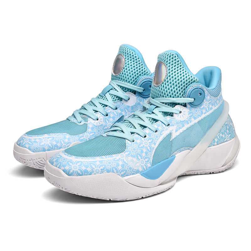 Herren High-Top-Basketballschuhe, leuchtende Sport-Sneaker mit verbessertem Grip für Leistung | 8010
