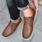 Lässige, atmungsaktive Herrenschuhe aus britischem Leder, stilvolles und bequemes Schuhwerk | B2231 