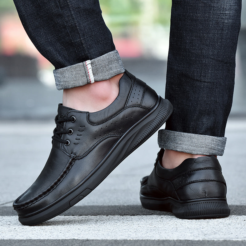 Lässige, atmungsaktive Herrenschuhe aus britischem Leder, stilvolles und bequemes Schuhwerk | B2231 
