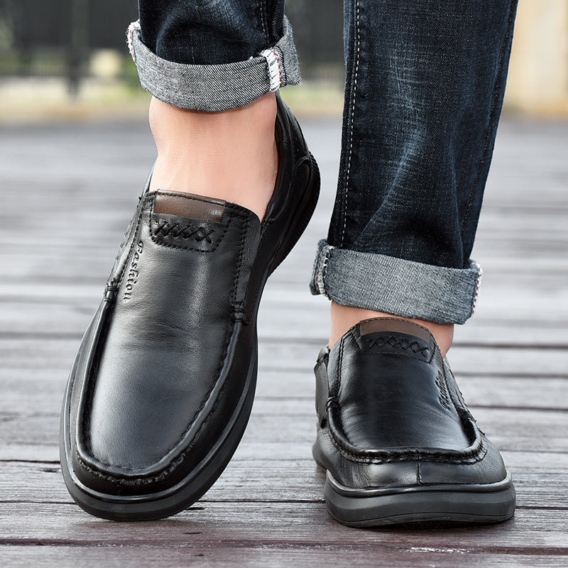 Lässige, atmungsaktive Herrenschuhe aus britischem Leder, stilvolles und bequemes Schuhwerk | B2231 