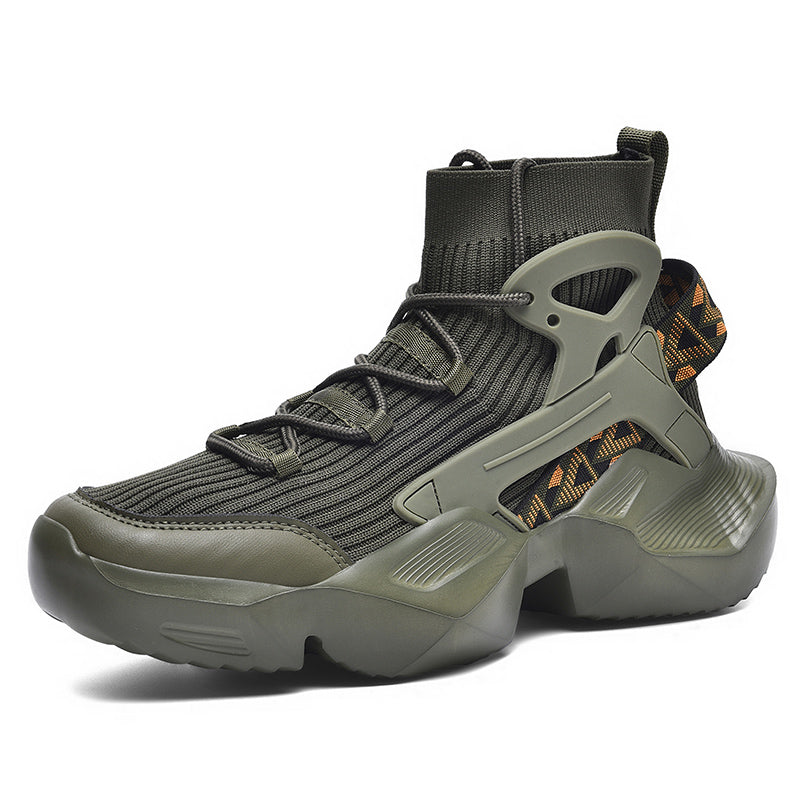 Trendige Strick-Laufschuhe für Herren – Ultraleichte, atmungsaktive und stoßdämpfende Sportschuhe | 803-1