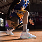Herren High-Top-Basketballschuhe, leuchtende Sport-Sneaker mit verbessertem Grip für Leistung | 8010
