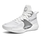 Leuchtende High-Top-Basketballschuhe für Herren, ultraleichte Winter-Mesh-Trainings- und Freizeit-Sneaker | 8012