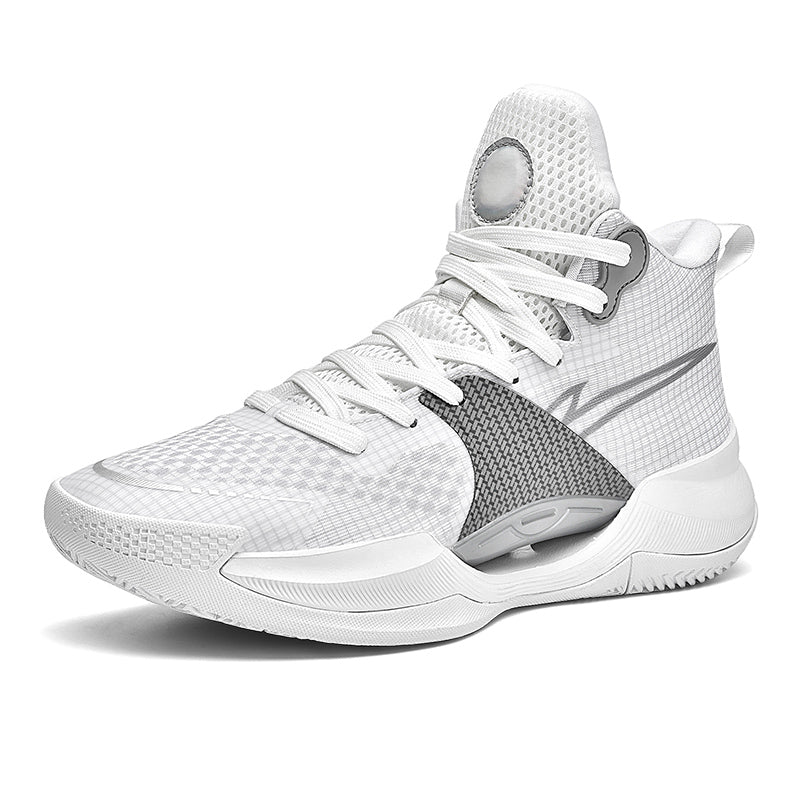 Leuchtende High-Top-Basketballschuhe für Herren, ultraleichte Winter-Mesh-Trainings- und Freizeit-Sneaker | 8012