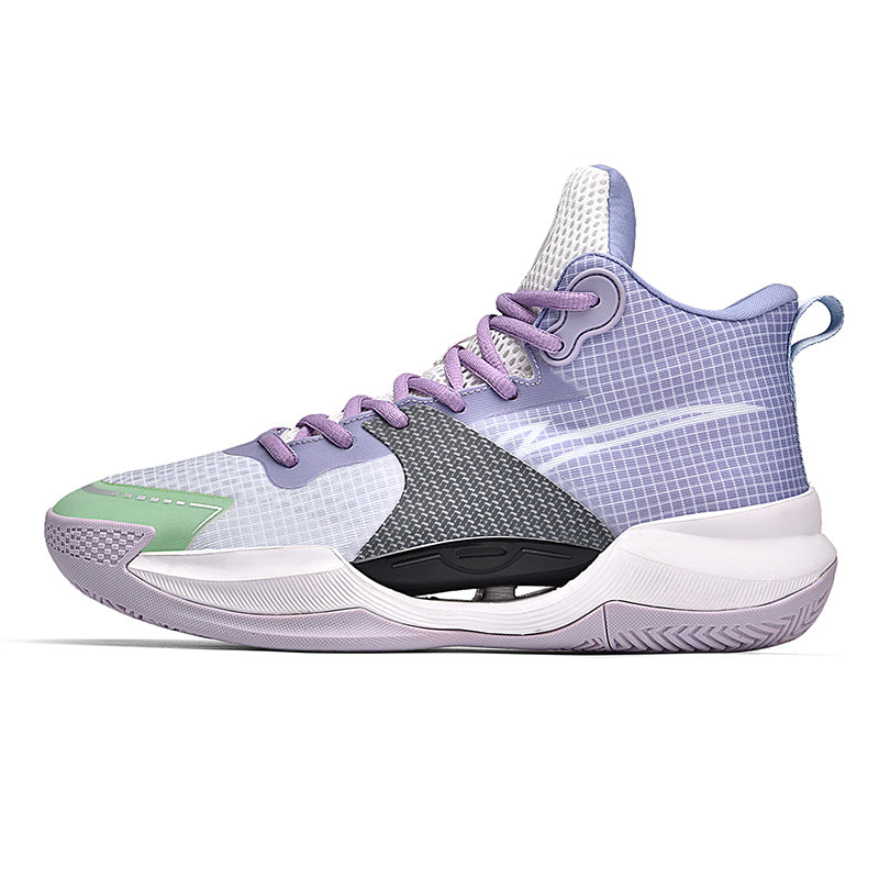 Leuchtende High-Top-Basketballschuhe für Herren, ultraleichte Winter-Mesh-Trainings- und Freizeit-Sneaker | 8012