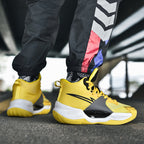 Leuchtende High-Top-Basketballschuhe für Herren, ultraleichte Winter-Mesh-Trainings- und Freizeit-Sneaker | 8012