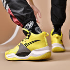 Leuchtende High-Top-Basketballschuhe für Herren, ultraleichte Winter-Mesh-Trainings- und Freizeit-Sneaker | 8012