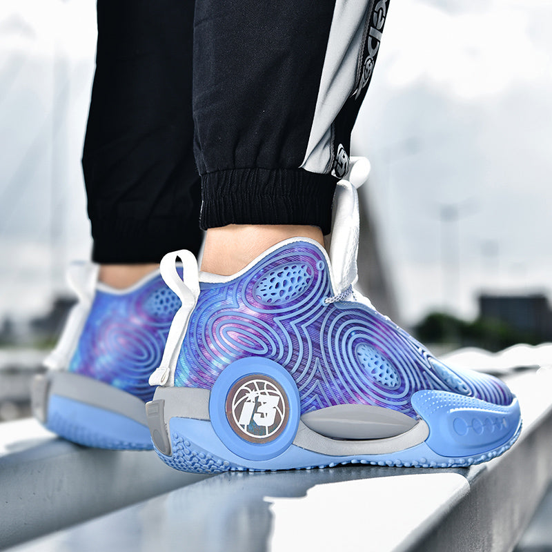 Scarpe sportive da passeggio con design alto traspirante da esterno da basket da uomo | A268 