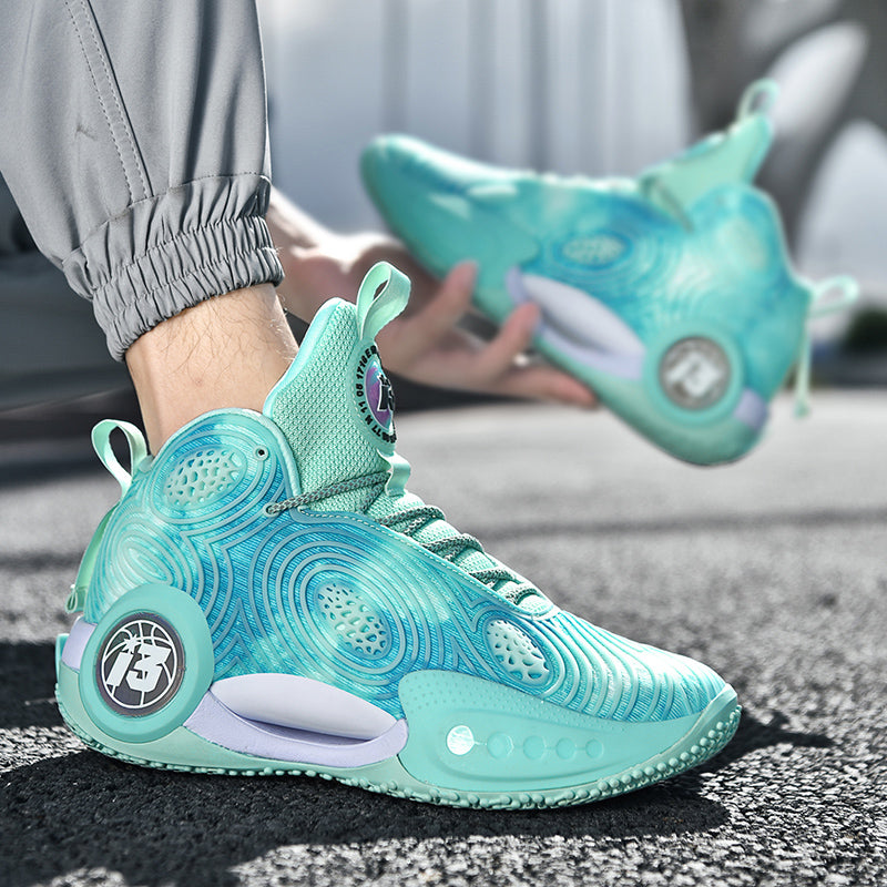 Scarpe sportive da passeggio con design alto traspirante da esterno da basket da uomo | A268 