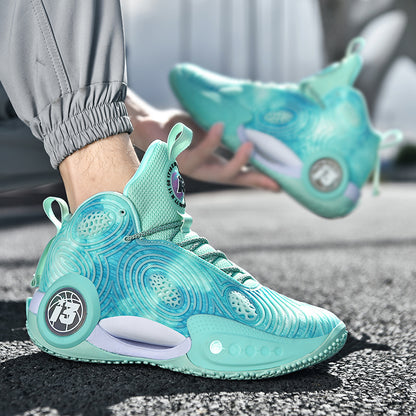 Scarpe sportive da passeggio con design alto traspirante da esterno da basket da uomo | A268 