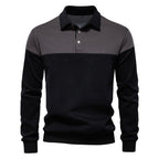 Langarm-Sweatshirt mit Polokragen für Herren – 2025 Frühlings-Casual-Streetwear-Top | HD3006 