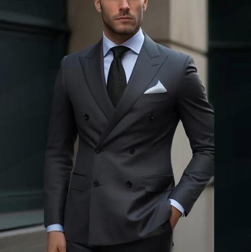 Men's Premium 2pcs Suits – Formal Wedding Groom Attire | 001