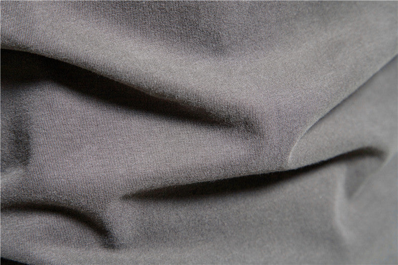 Lässiger Slim Fit Pullover für Herren, einfarbig, Langarm-T-Shirt | 2301 