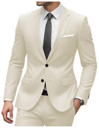 3-teiliger Herrenanzug mit Kragen für Hochzeitsfeiern und formelle Smokings, Jacke mit Hose, Weste, Anzug-Sets | 701 