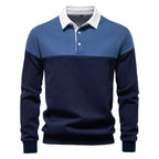 Langarm-Sweatshirt mit Polokragen für Herren – 2025 Frühlings-Casual-Streetwear-Top | HD3006 