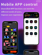 App-gesteuerte LED-Kappe Bluetooth Vollfarbdisplay Nachricht Wiederaufladbarer Hut Cooles Partykostüm | HMZ-005