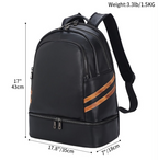 Hochwertiger, wasserdichter Rucksack aus echtem Rindsleder mit großem Fassungsvermögen, tragbarer Multifunktions-Laptop-Rucksack | 3737 