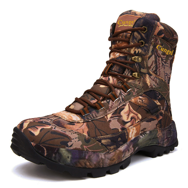 Bottes d'entraînement camouflage à fermeture éclair latérale pour hommes | Q3