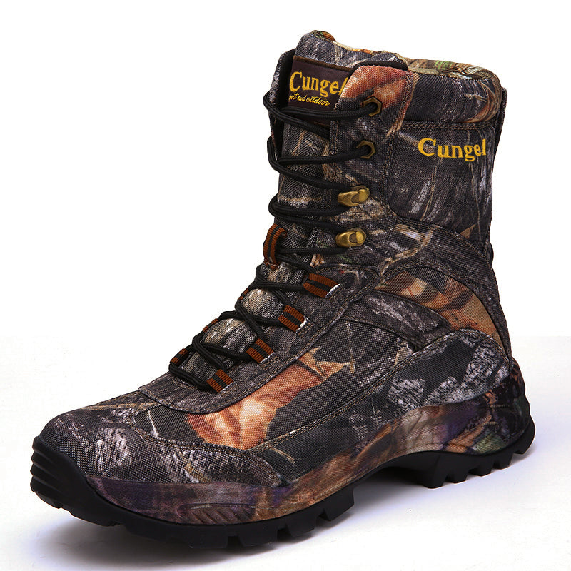 Bottes d'entraînement camouflage à fermeture éclair latérale pour hommes | Q3