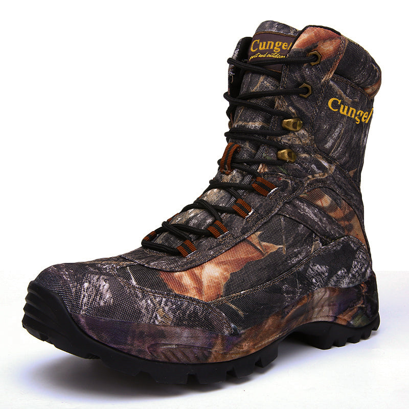 Bottes d'entraînement camouflage à fermeture éclair latérale pour hommes | Q3