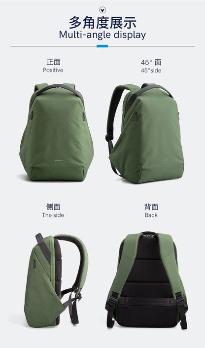 Kingsons Umweltfreundlicher Herrenrucksack – RPET, USB &amp; Schloss | 9658 