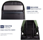 Kingsons Umweltfreundlicher Herrenrucksack – RPET, USB &amp; Schloss | 9658 