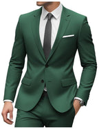 3-teiliger Herrenanzug mit Kragen für Hochzeitsfeiern und formelle Smokings, Jacke mit Hose, Weste, Anzug-Sets | 701 