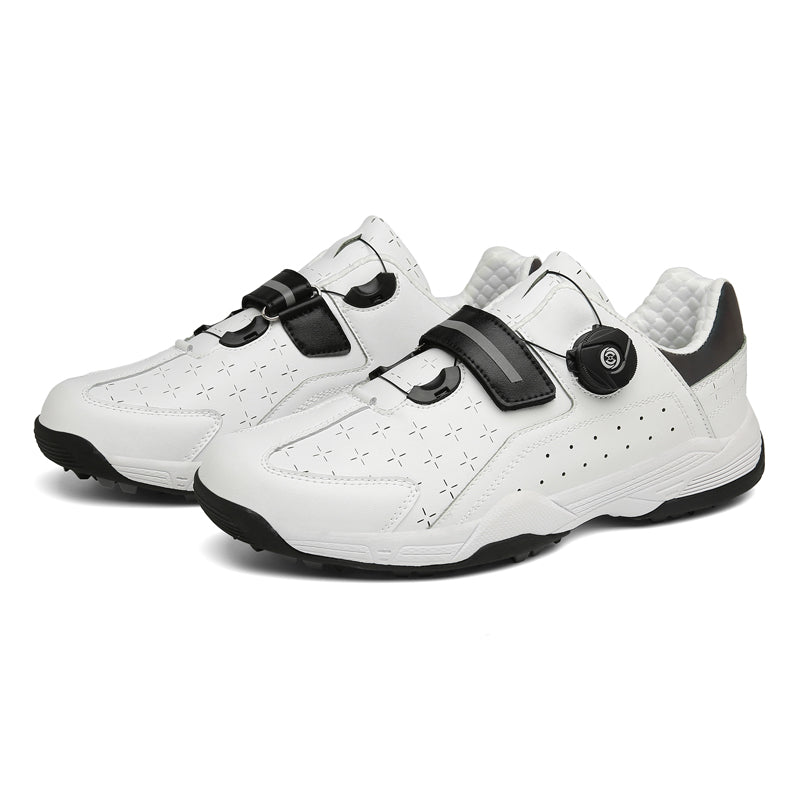 Herren Golfschuhe Bequeme Schnellschnürung Outdoor Sneakers | F9965