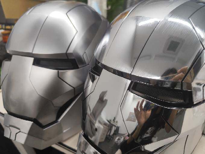 Iron Man MK5 Helmet 1:1 Wearable Collectible with Voice Control & LED Light-Up System | JARVIS Interactive Cosplay Prop