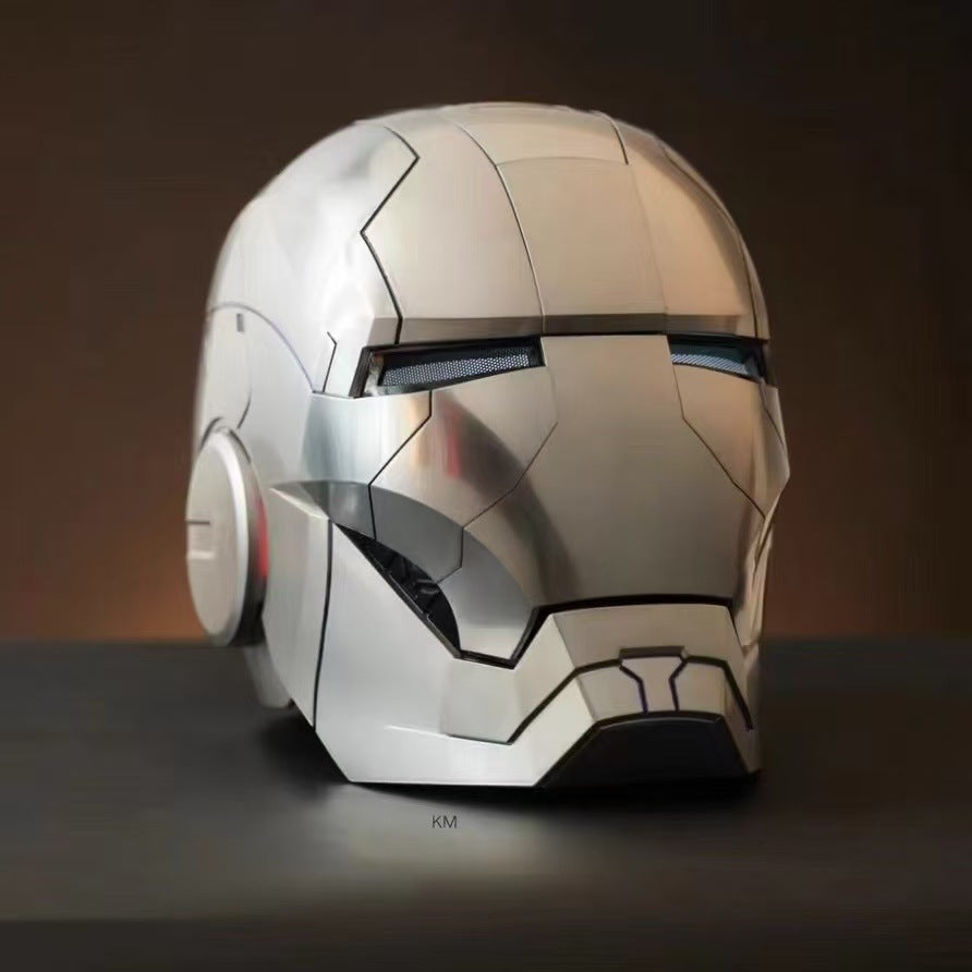 Iron Man MK5 Helmet 1:1 Wearable Collectible with Voice Control & LED Light-Up System | JARVIS Interactive Cosplay Prop