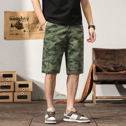 Pantaloncini cargo mimetici larghi stile estivo di alta qualità da uomo | G3526 