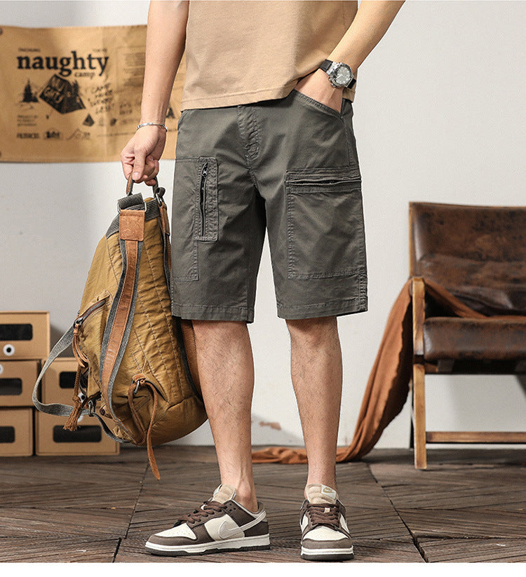 Herren Relaxed Fit Multi Pockets Outdoor Tactical Workwear Cargo Shorts | G3680 
