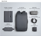 KINCASE Premium Business-Laptop- und Reiserucksack mit großem Fassungsvermögen – Wasserabweisend, Diebstahlschutz, RFID-Schutz | KC-1816 