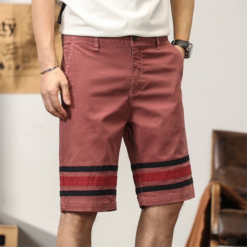 Pantaloncini cargo aderenti alla moda casual da uomo, corti e atletici | G3612 