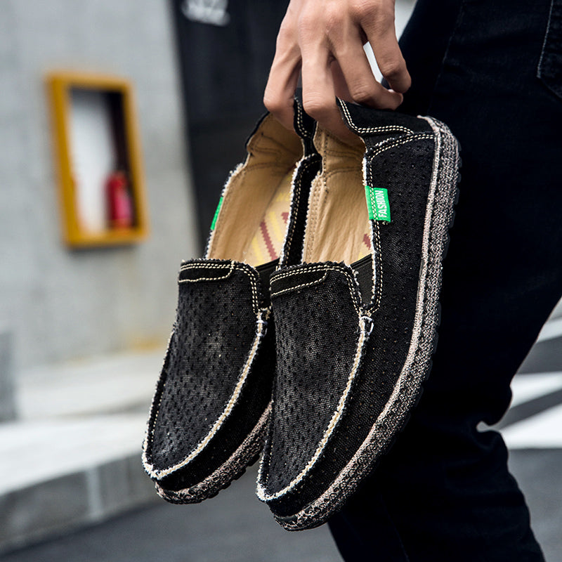 Mesh-Sneaker für Herren in Übergröße – Leichte, lässige Outdoor-Schuhe zum Hineinschlüpfen | 8808 