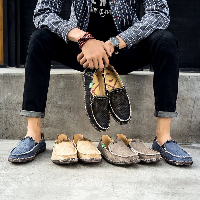 Mesh-Sneaker für Herren in Übergröße – Leichte, lässige Outdoor-Schuhe zum Hineinschlüpfen | 8808 