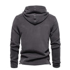 Herren Fleece Hoodie – Warmer Winterpullover mit Kordelzug | HD09 