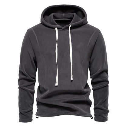 Herren Fleece Hoodie – Warmer Winterpullover mit Kordelzug | HD09 