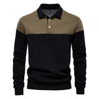 Langarm-Sweatshirt mit Polokragen für Herren – 2025 Frühlings-Casual-Streetwear-Top | HD3006 