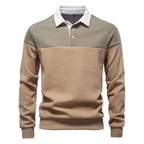 Langarm-Sweatshirt mit Polokragen für Herren – 2025 Frühlings-Casual-Streetwear-Top | HD3006 