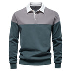 Langarm-Sweatshirt mit Polokragen für Herren – 2025 Frühlings-Casual-Streetwear-Top | HD3006 