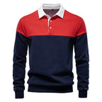 Langarm-Sweatshirt mit Polokragen für Herren – 2025 Frühlings-Casual-Streetwear-Top | HD3006 