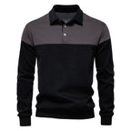 Langarm-Sweatshirt mit Polokragen für Herren – 2025 Frühlings-Casual-Streetwear-Top | HD3006 